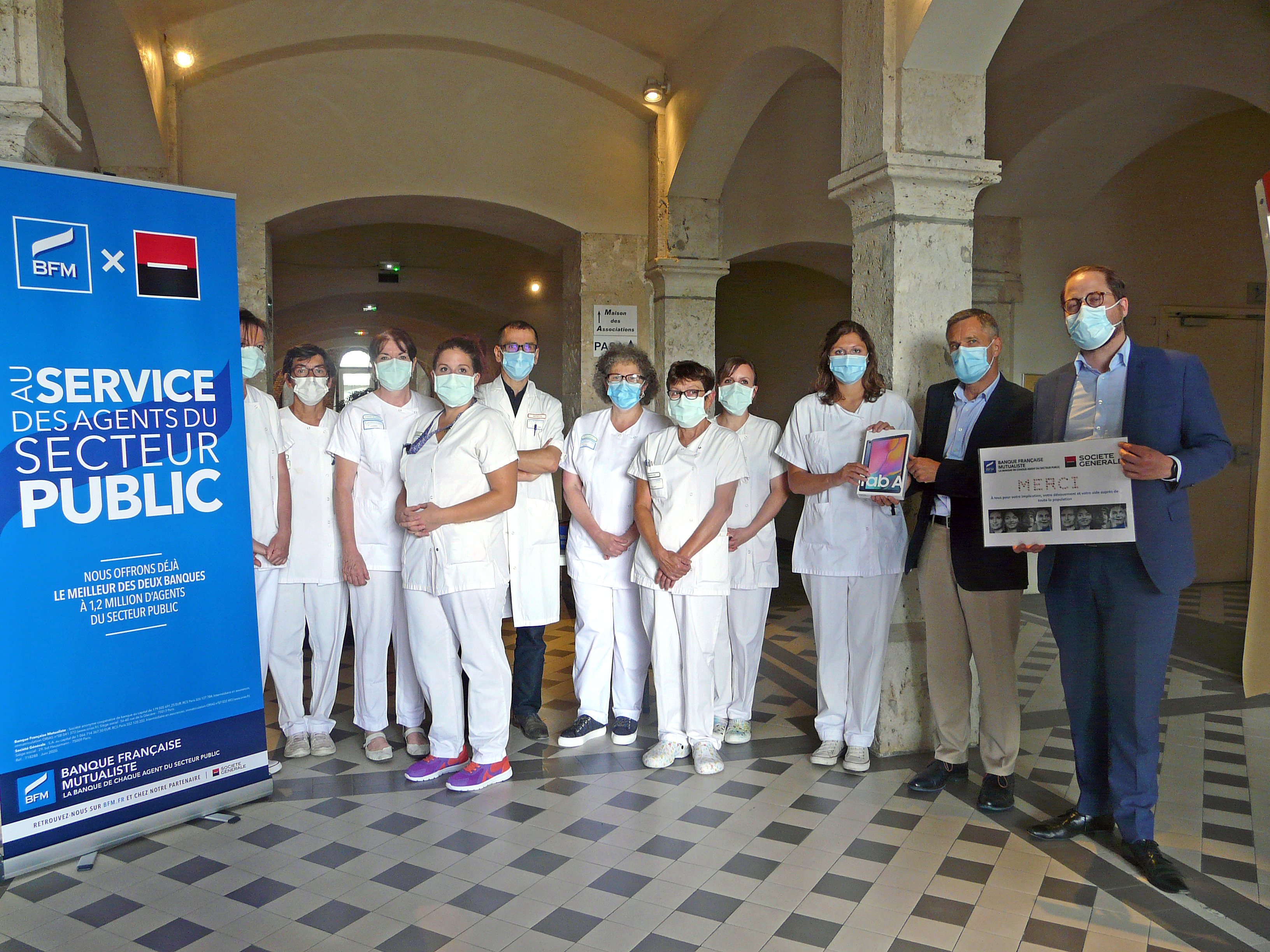 remise tablette BFM Société générale