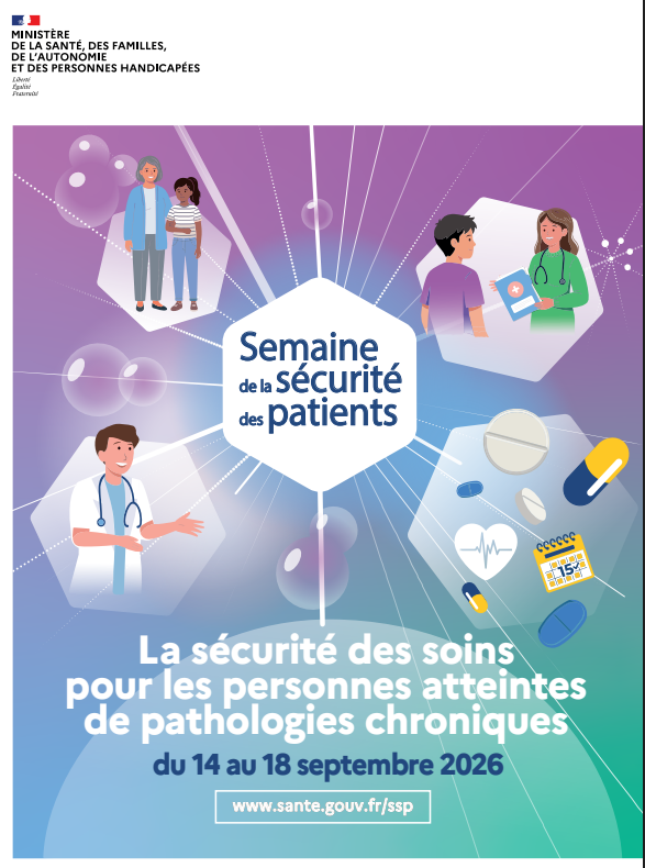 Affiche semaine de sécurité du patient